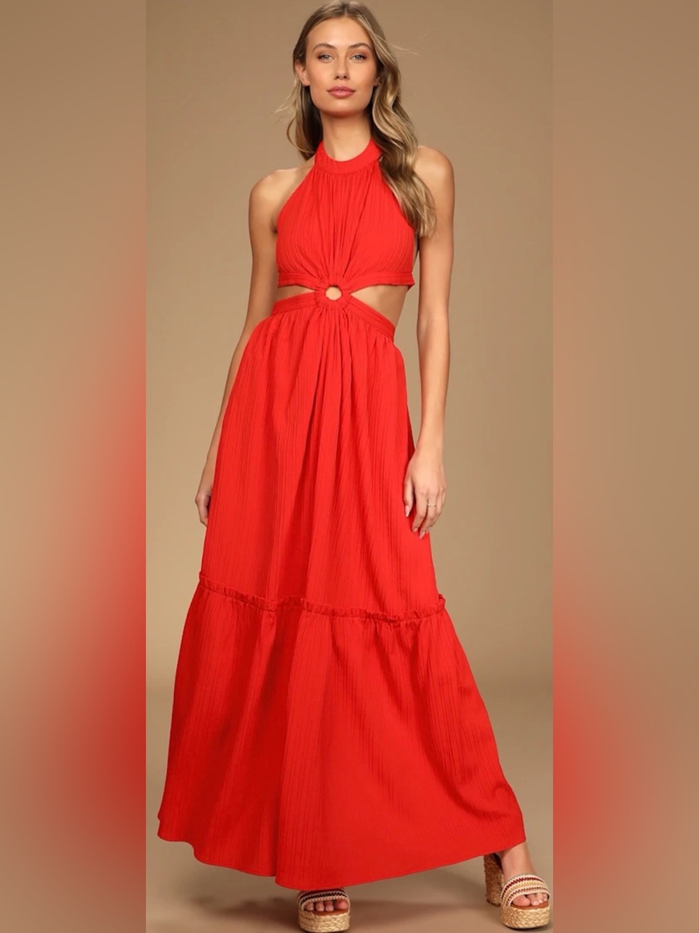 Lulus Maxi Cut out Dress